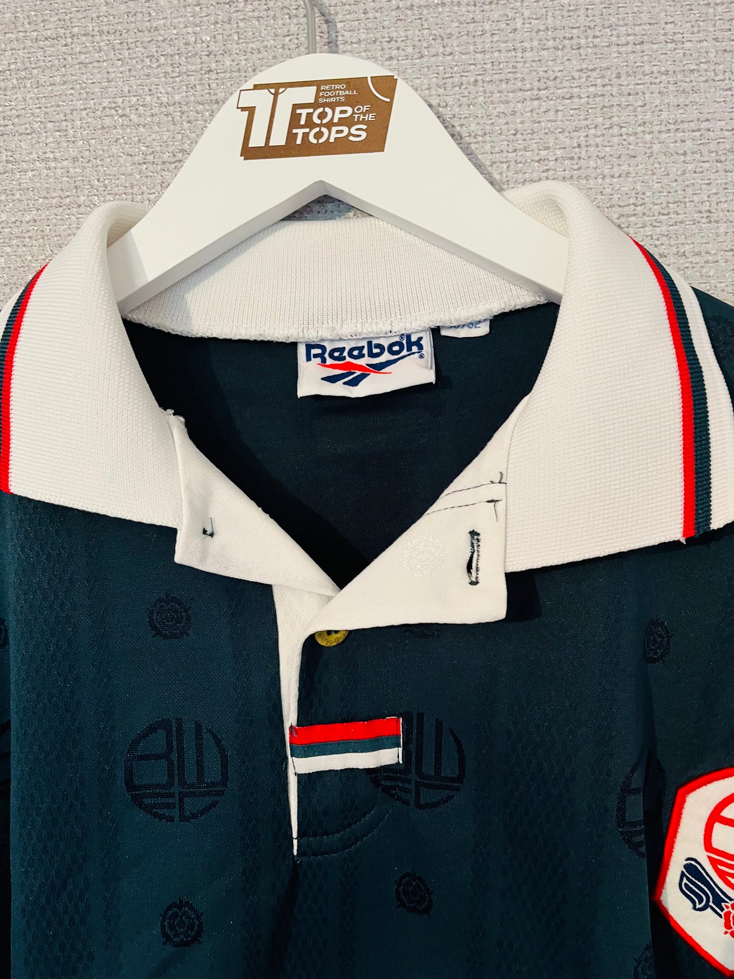 Bolton Wanderers away football shirt 1996/97 XXL