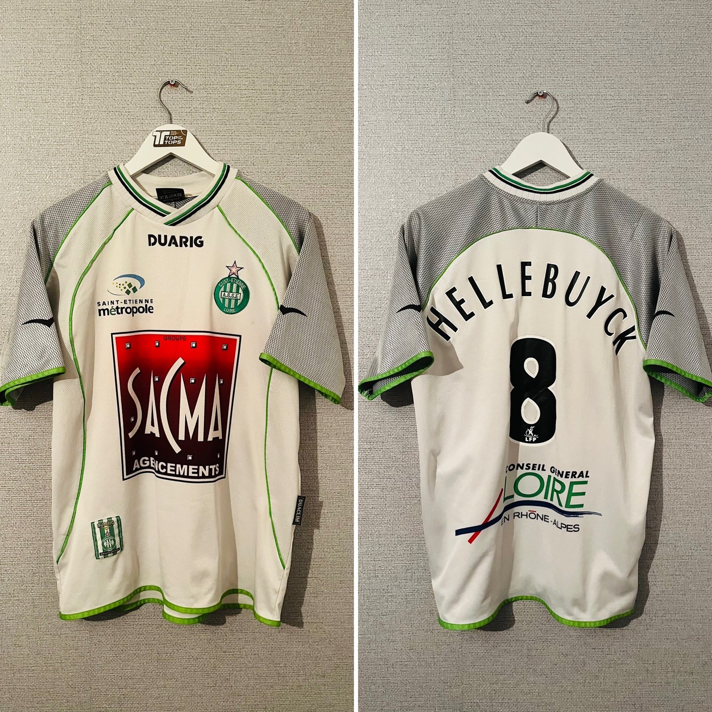 St Etienne away football shirt
2003/04 Hellebuyck Medium
