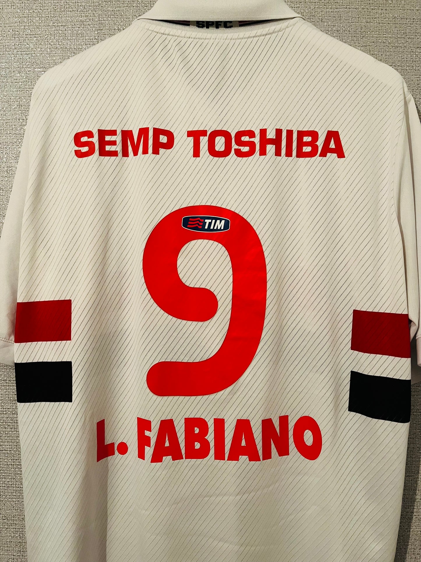 São Paulo home football shirt 2013/14 Fabiano XXL