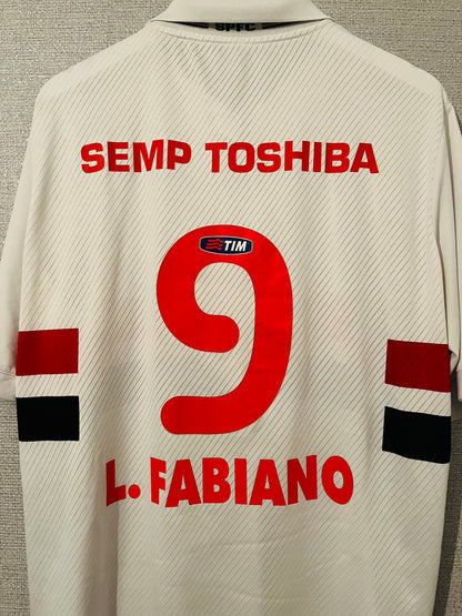São Paulo home football shirt 2013/14 Fabiano XXL