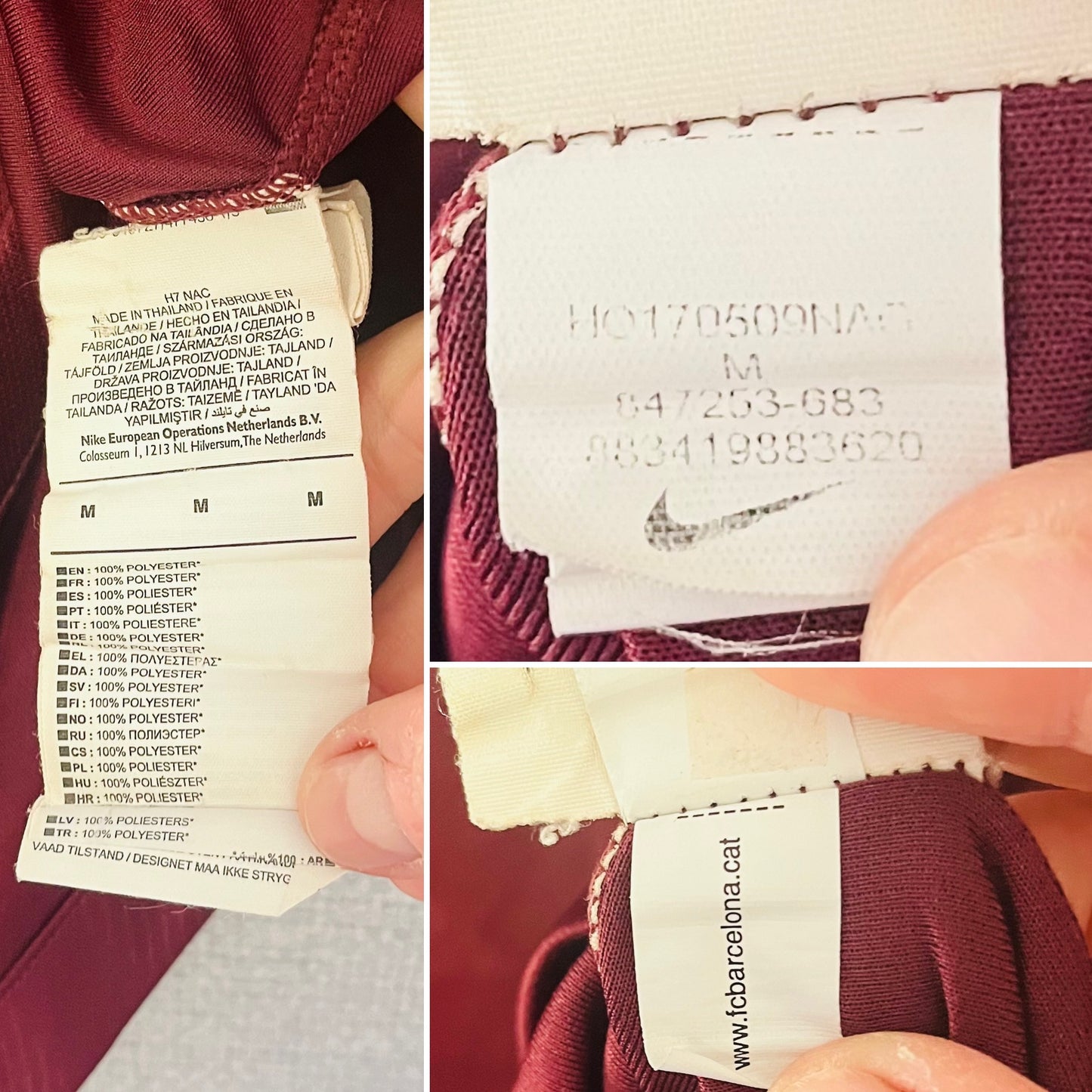 Barcelona third football shirt
2017/18 Messi Medium