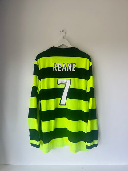 Celtic away football shirt 2009/10 Keane XXL