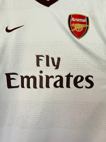 Arsenal away football shirt 2007/08 Gilberto Large