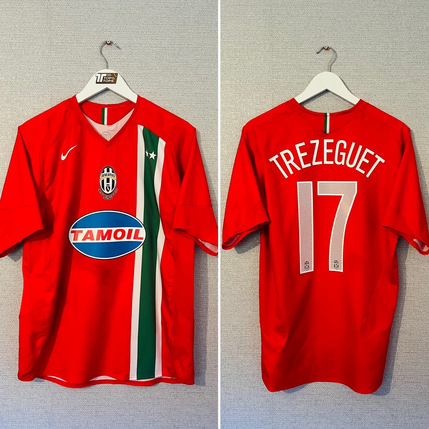 Juventus third football shirt 2005/07 Trezeguet Medium