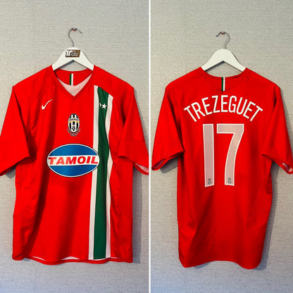 Juventus third football shirt 2005/07 Trezeguet Medium