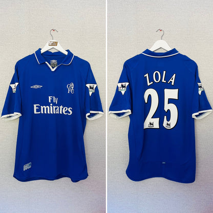Chelsea home football shirt
2001/03 Zola Large