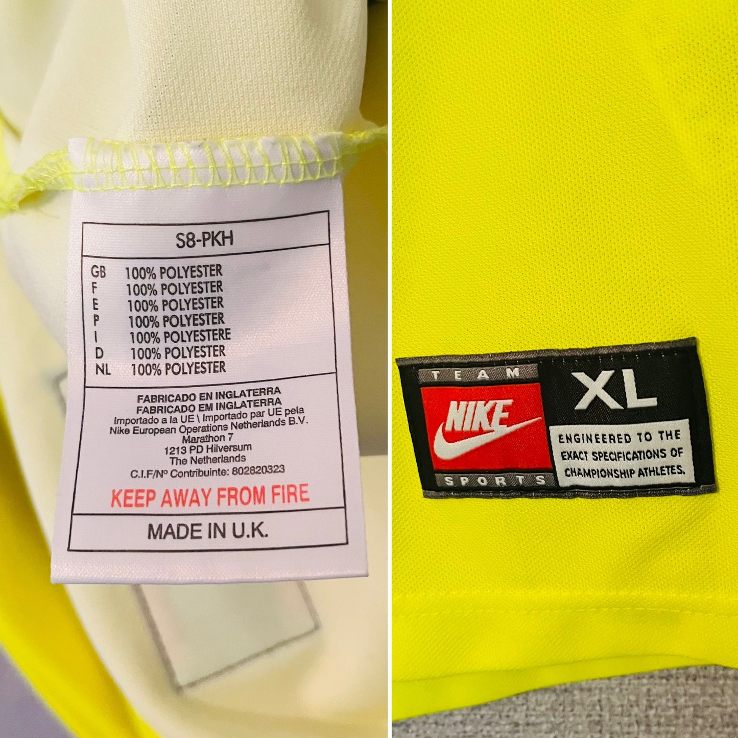 Borussia Dortmund home football shirt 1997/98 Moller XL