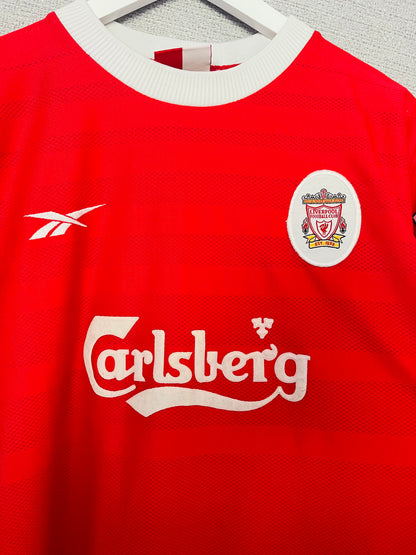 Liverpool home football shirt 1998/2000 Fowler Medium