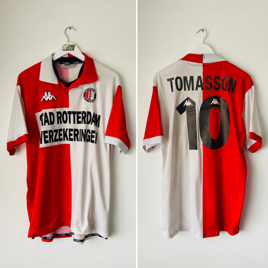 Feyenoord home football shirt 2000/01 Tomasson XL