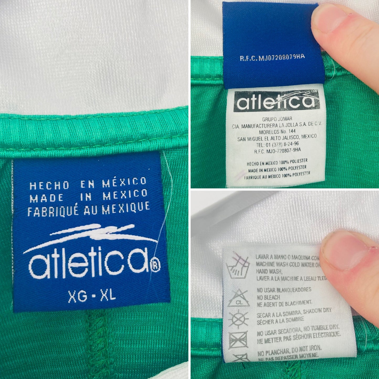 Mexico home football shirt 2000/01 Marquez XL