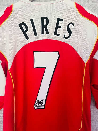 Arsenal home football shirt 2004/05 Pires Large