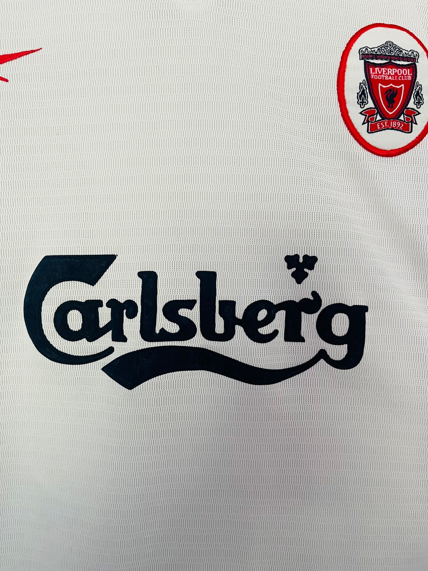 Liverpool away football shirt 1998/2000 Gerrard Large