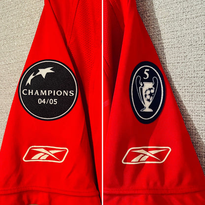 Liverpool home football shirt 2005/06 Alonso Medium