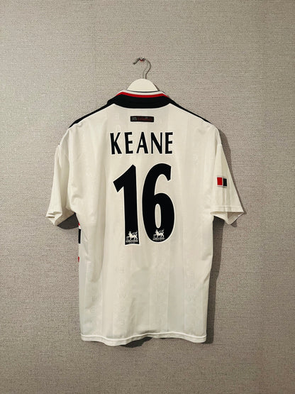 Manchester United away football shirt 1997/99 Keane Medium