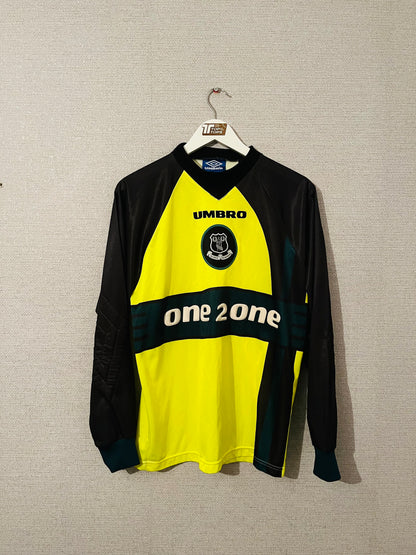 Everton goalkeeper football shirt 1997/99 Medium