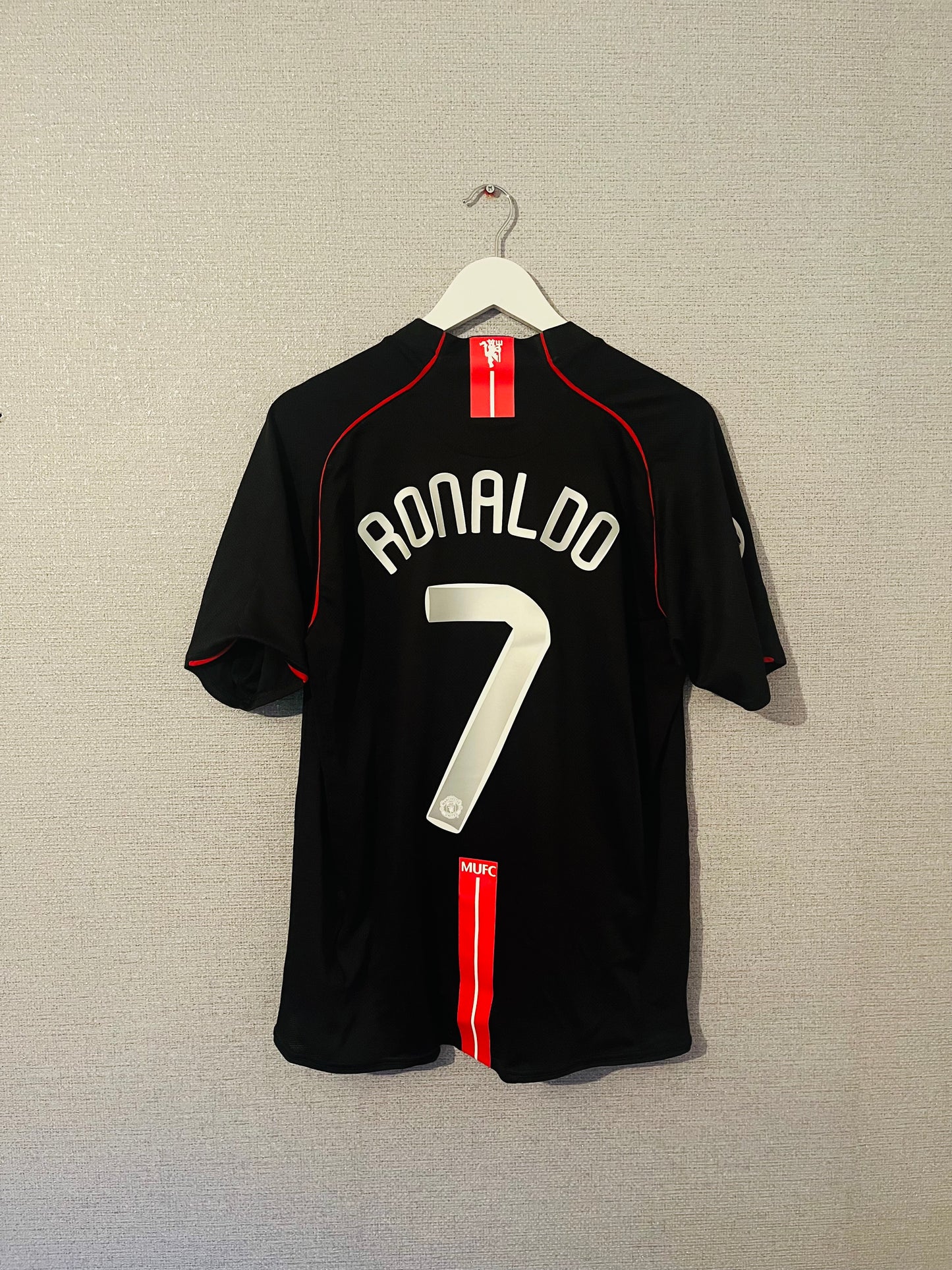 Manchester United away football shirt 2007/08 CR7 Large