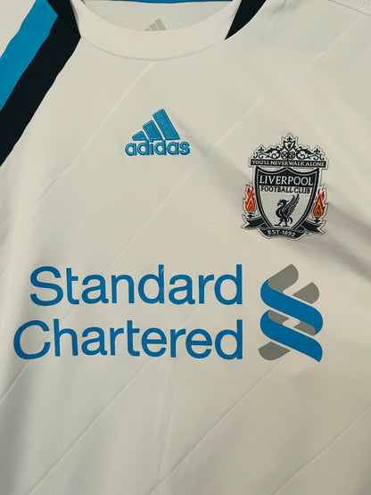 Liverpool third football shirt 2011/12 Suarez Large