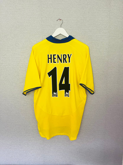 Arsenal away football shirt 2003/04 Henry Large