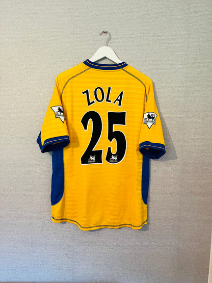 Chelsea away football shirt 2000/02 Zola XL