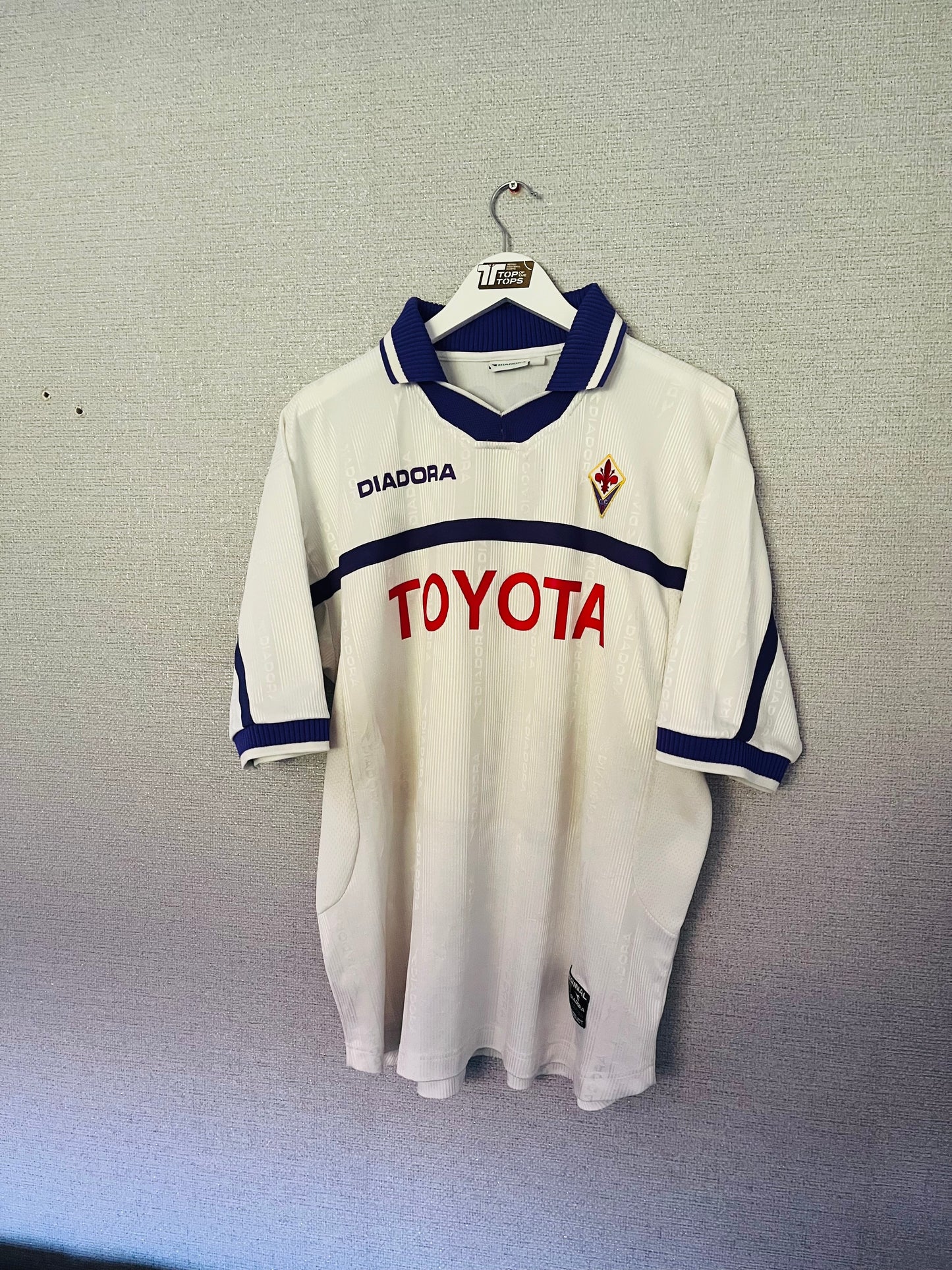 Fiorentina away football shirt 2000/01 Rui Costa XL