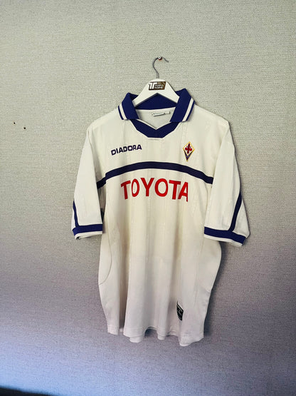Fiorentina away football shirt 2000/01 Rui Costa XL