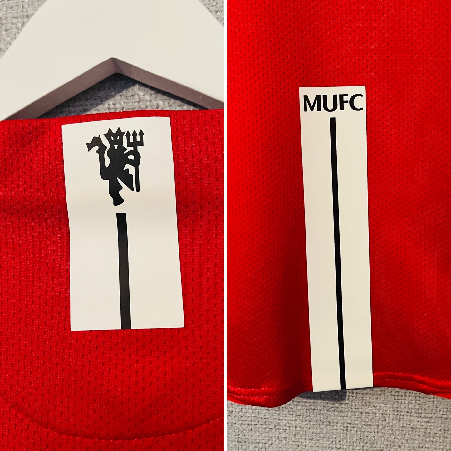 Manchester United home football shirt 2007/08 CR7 Large