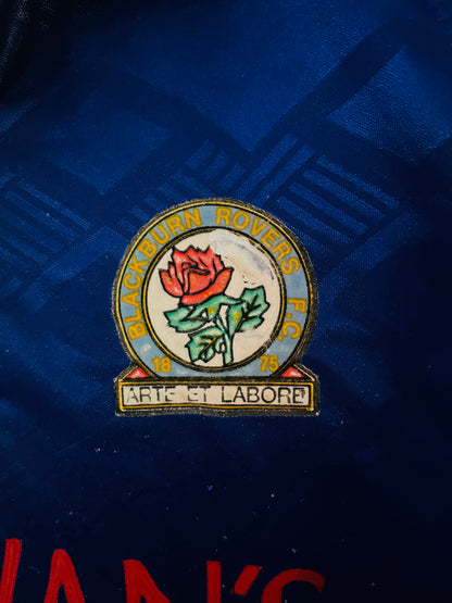 Blackburn Rovers home football shirt 1992/94 Shearer Large