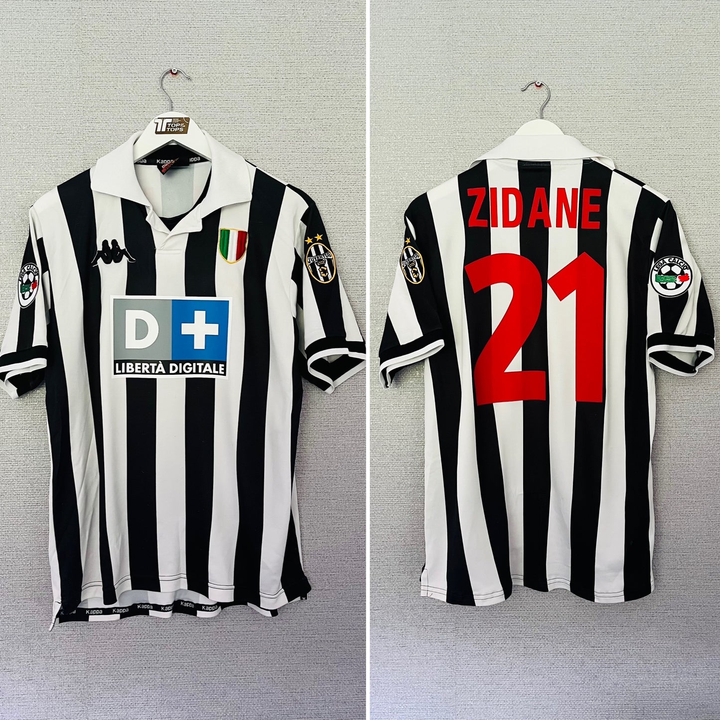 Juventus home football shirt 1998/99 Zidane Small