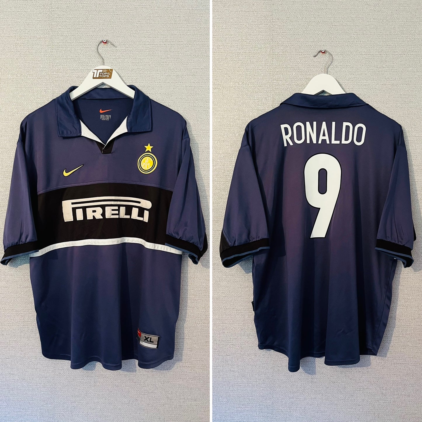 Inter Milan third football shirt 1998/99 R9 XL