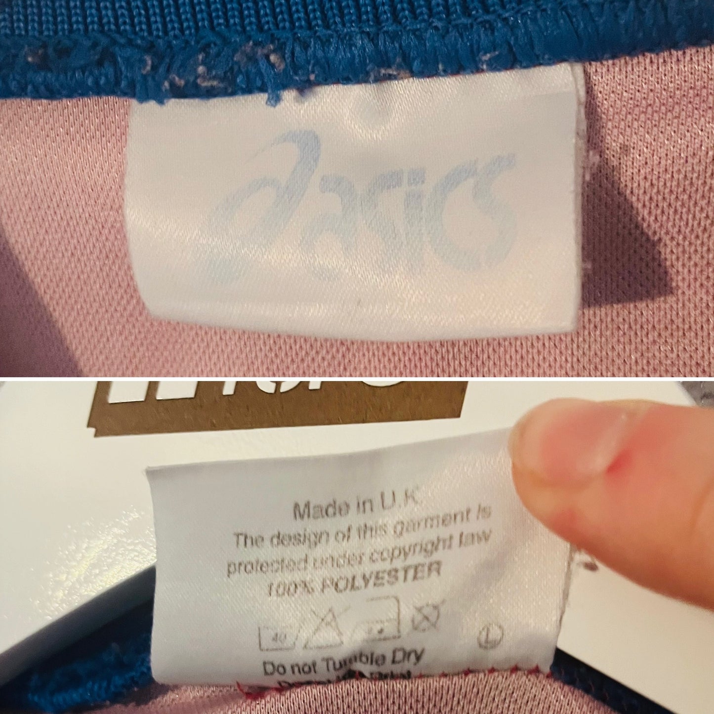 Aston Villa home football shirt 1993/95 McGrath Medium