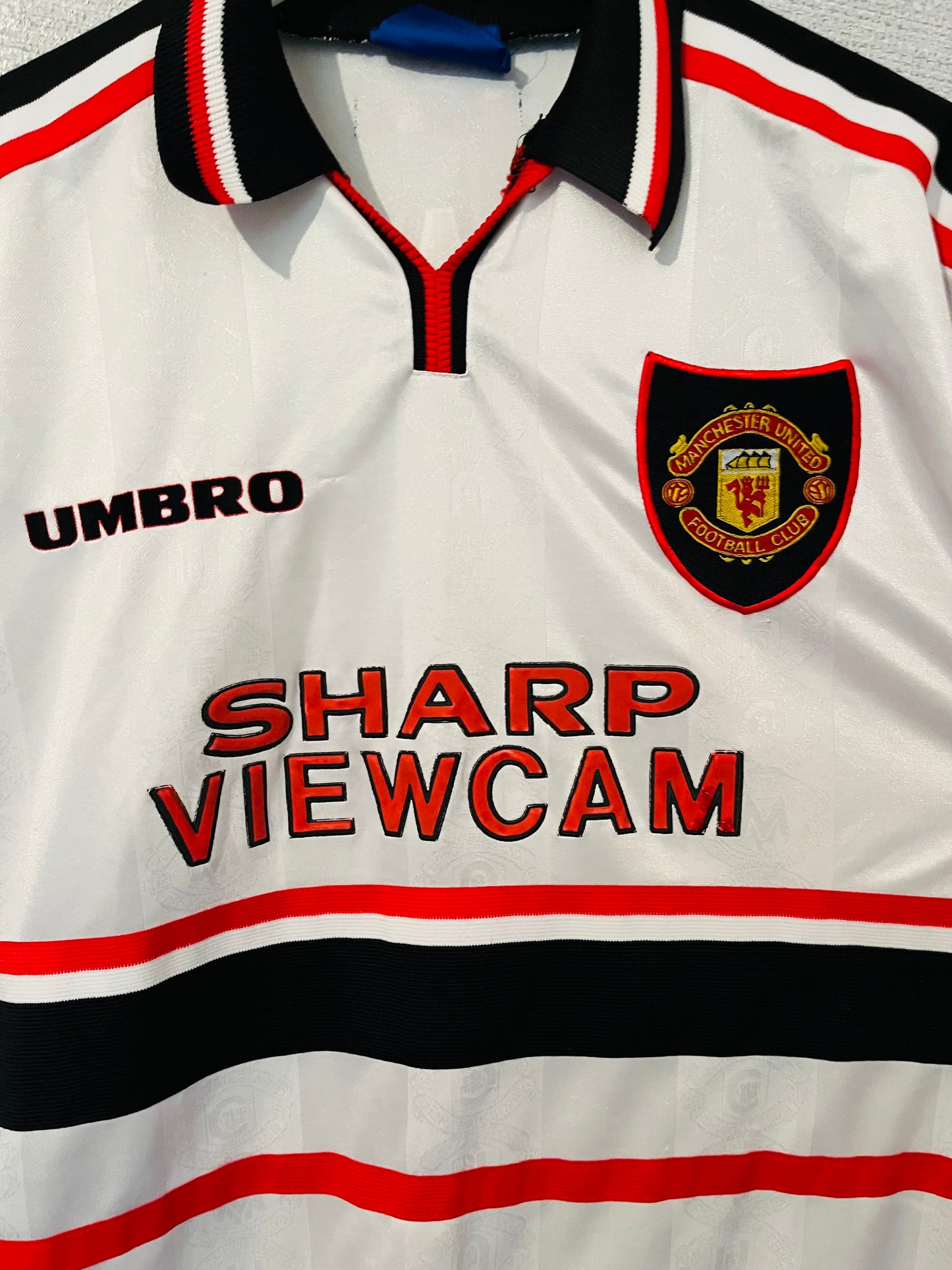 Manchester United away football shirt 1997/98 Keane XL