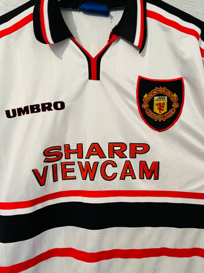 Manchester United away football shirt 1997/98 Keane XL