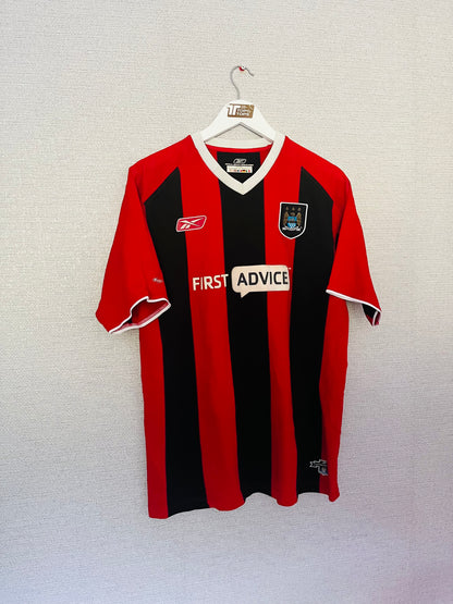 Manchester City away football shirt 2003/04 Sun Jihai Large