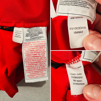 Manchester United home football shirt 2003/04 CR7 Medium