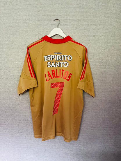 Benfica third football shirt 2004/05 Carlitos Large
