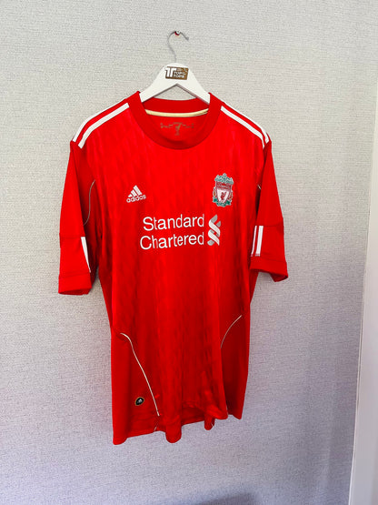 Liverpool home football shirt 2010/12 Suarez XL