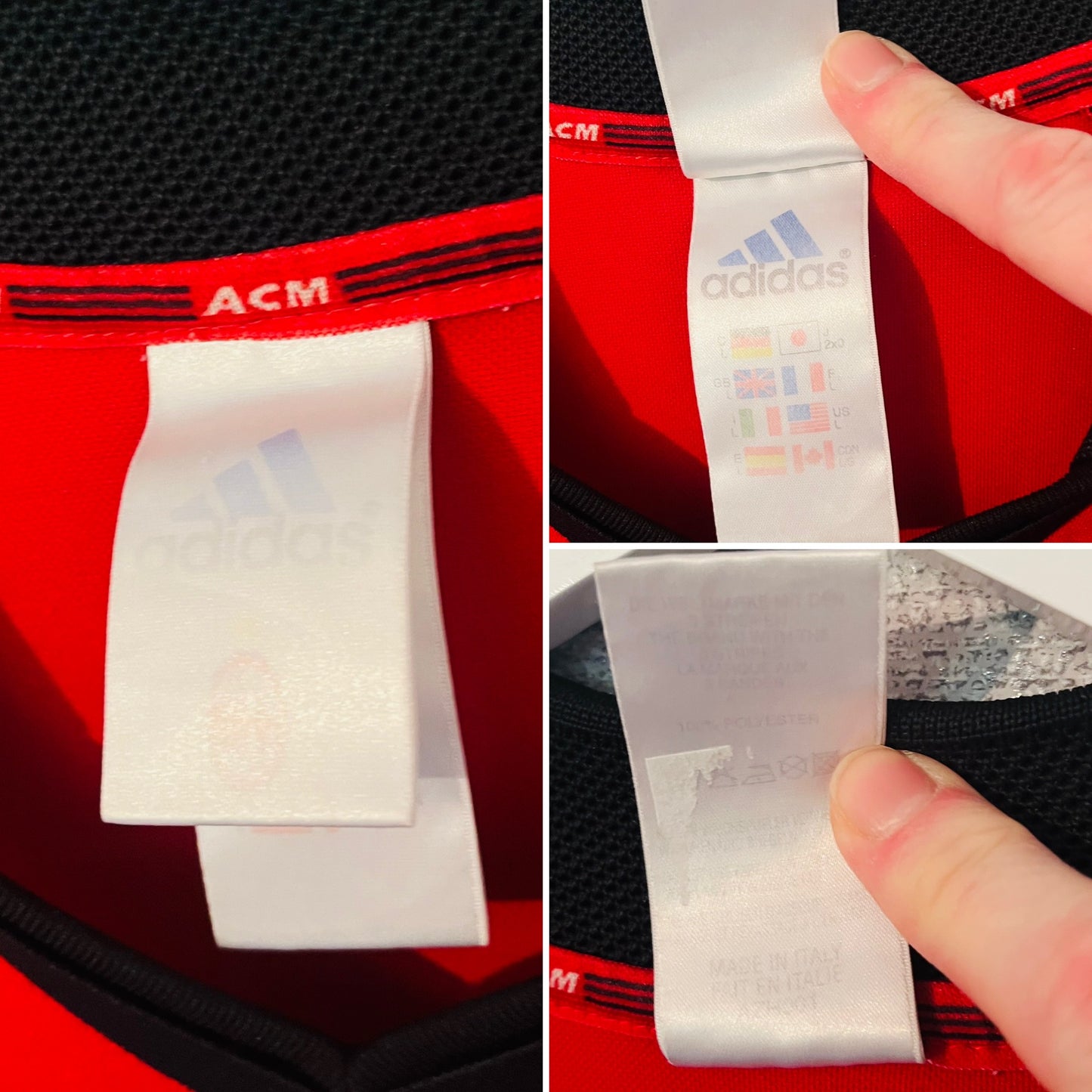 AC Milan third football shirt 2001/02 Maldini Large