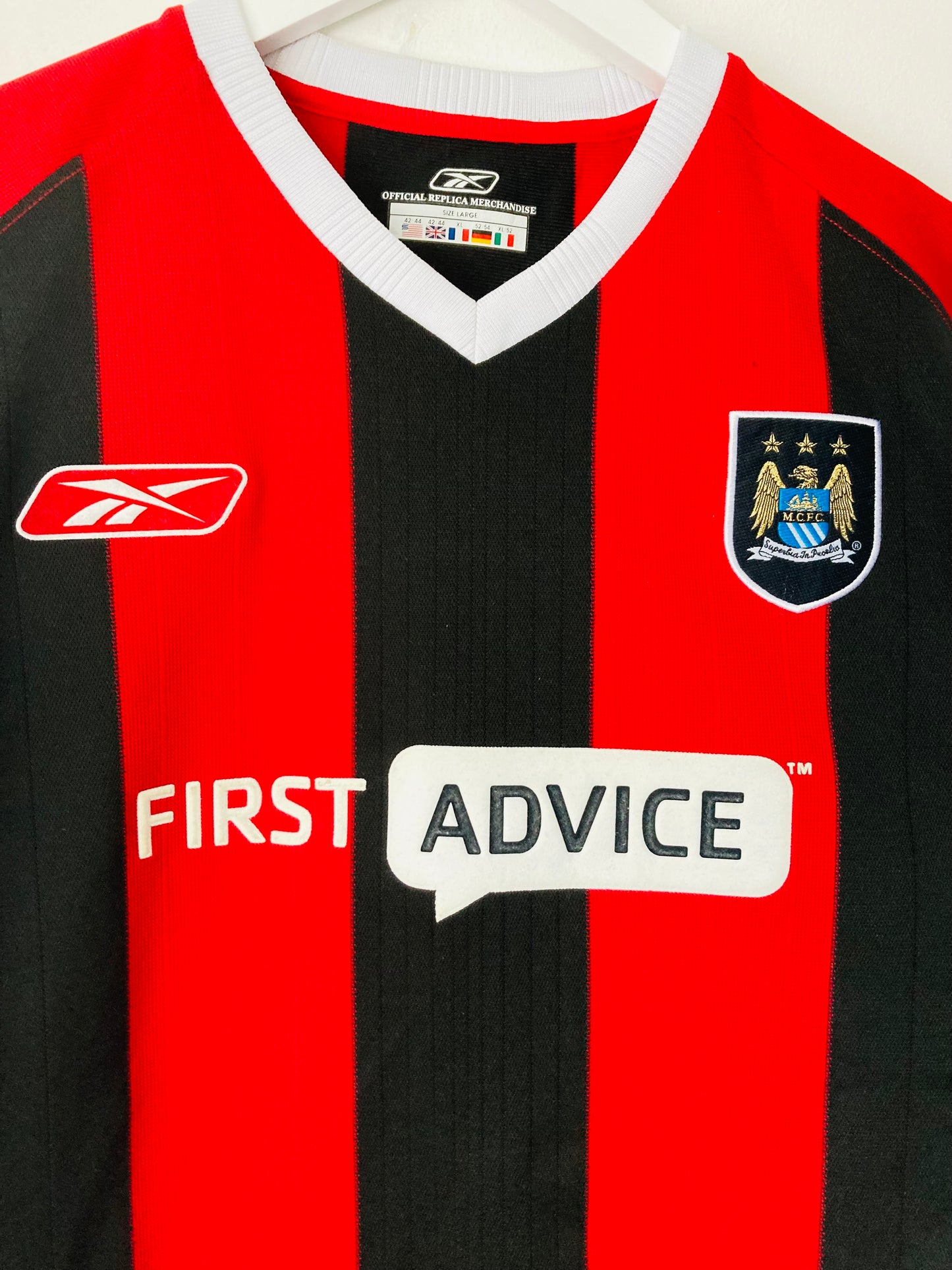 Manchester City away football shirt 2003/04 Anelka Large