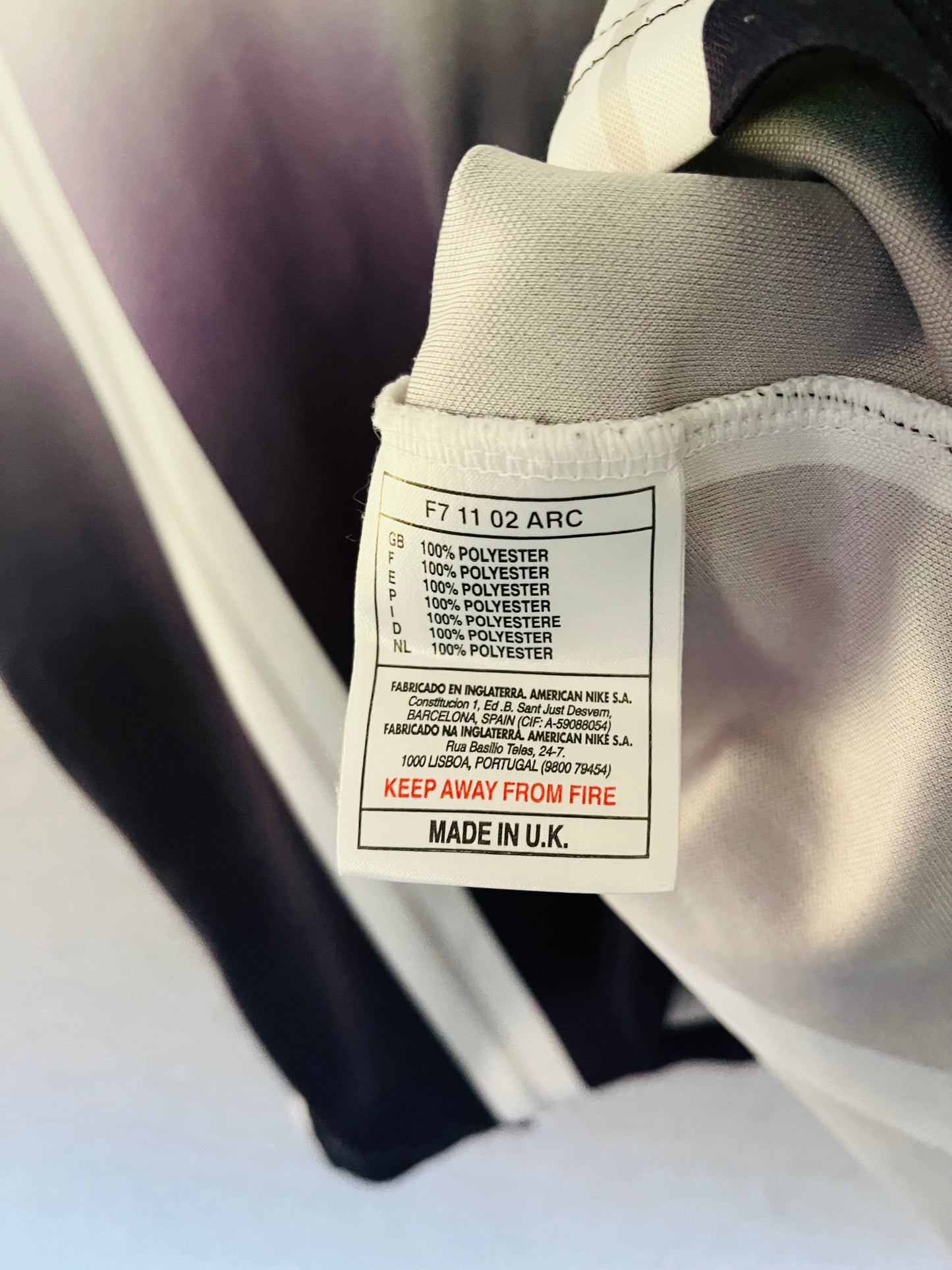 Glasgow Rangers away football shirt 1997/97 XL