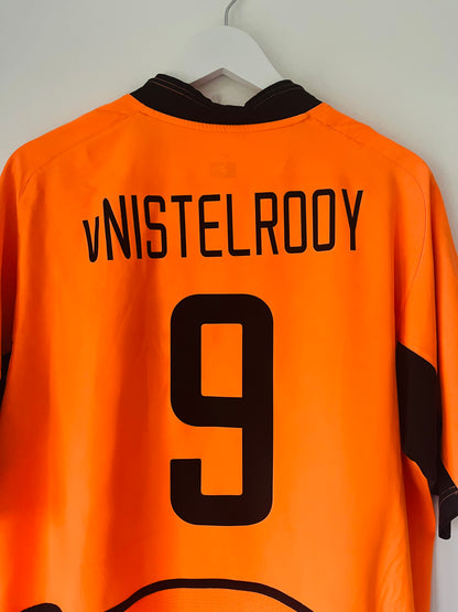 Holland Netherlands home football shirt 2002/03 Van Nistelrooy Large