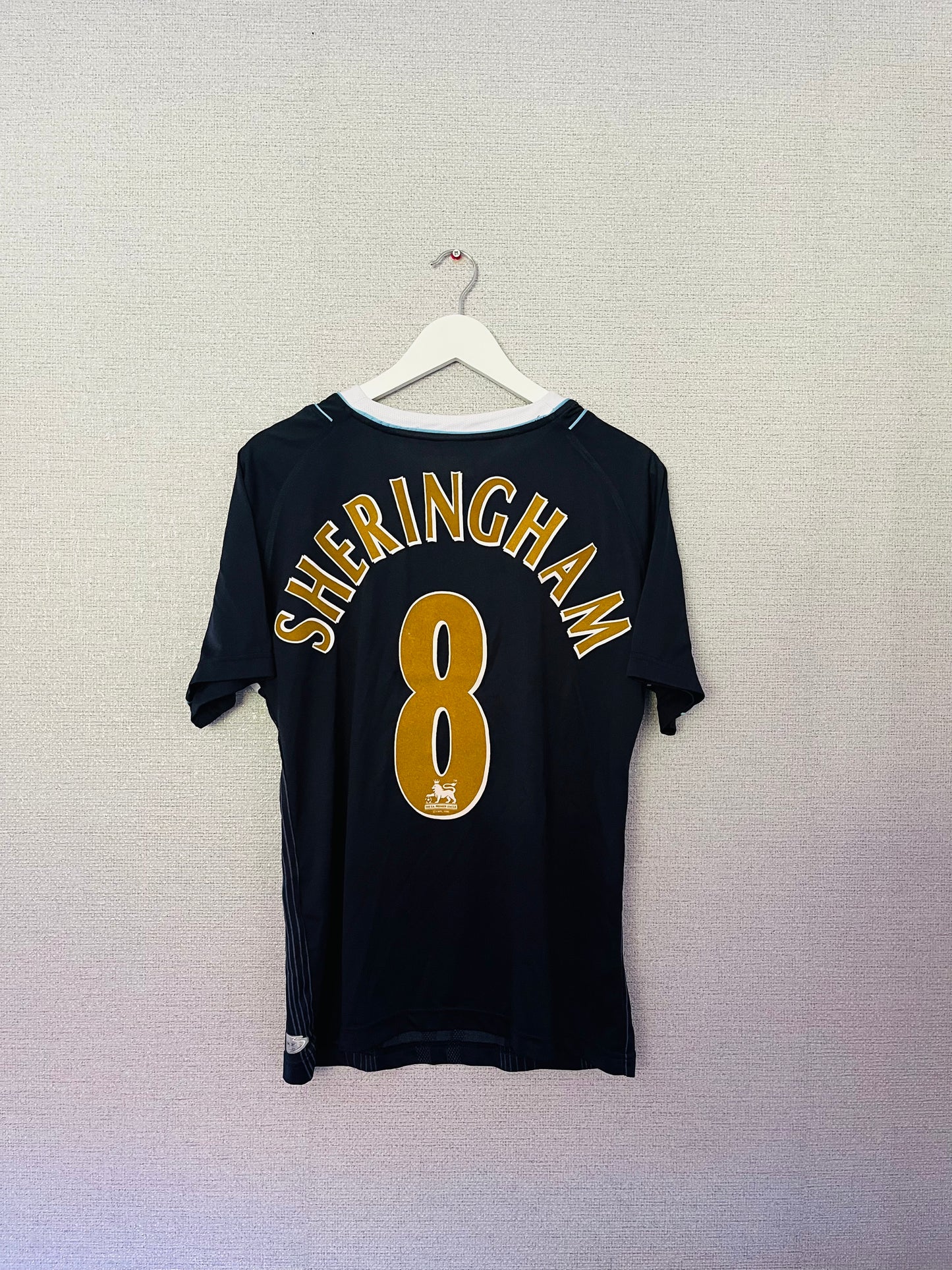 West Ham United away football shirt 2006/07 Sheringham Medium