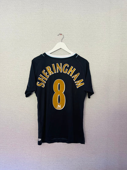 West Ham United away football shirt 2006/07 Sheringham Medium