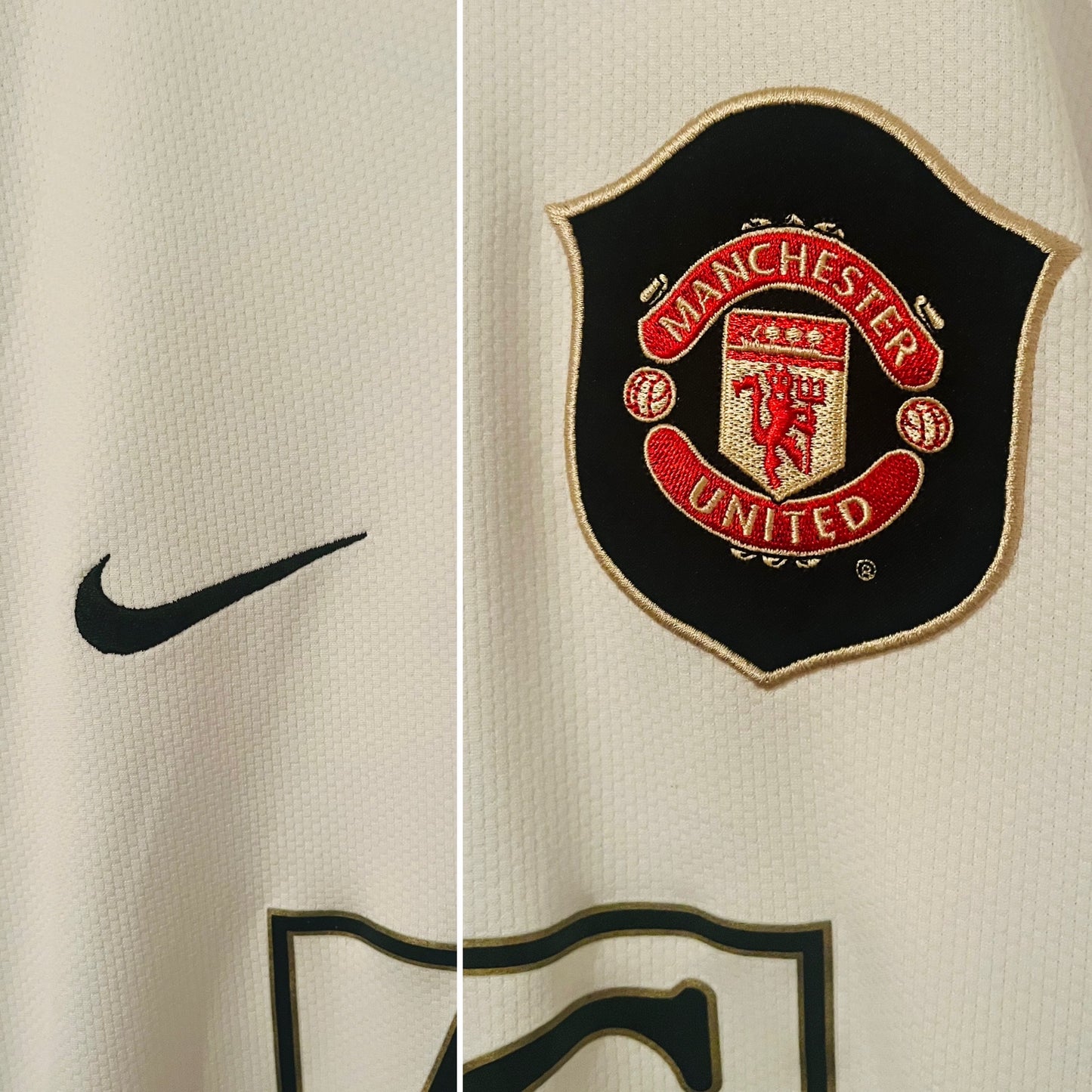 Manchester United away football shirt 2006/07 Carrick Medium