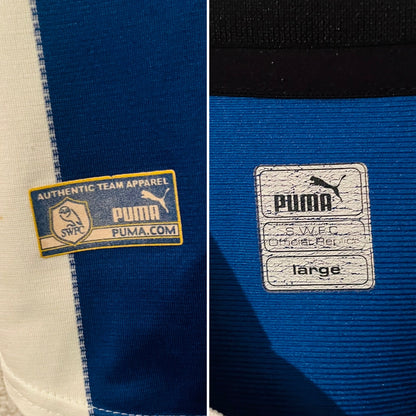 Sheffield Wednesday home football shirt 2000/01 Ekoku Large