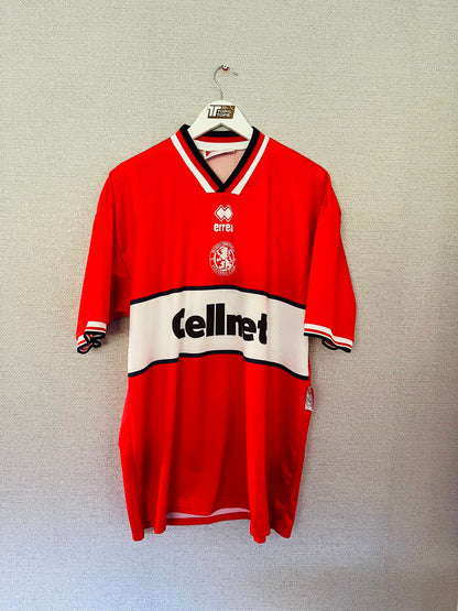 Middlesbrough home football shirt 1997/98 XL