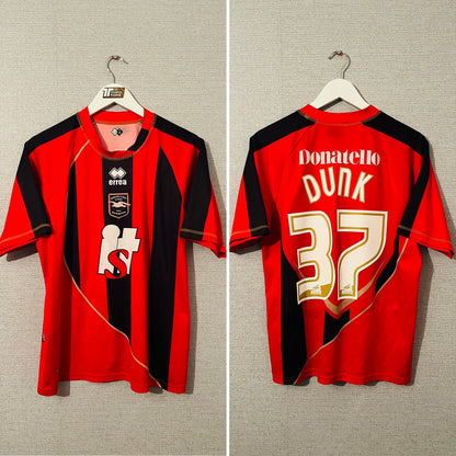Brighton and Hove Albion away football shirt 2009/11 Dunk Medium