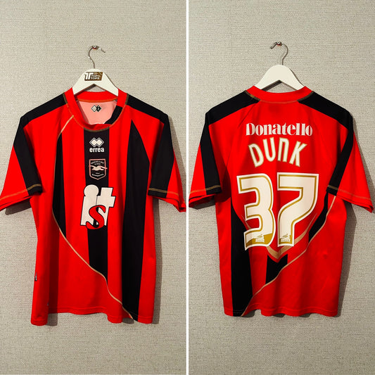 Brighton and Hove Albion away football shirt 2009/11 Dunk Medium