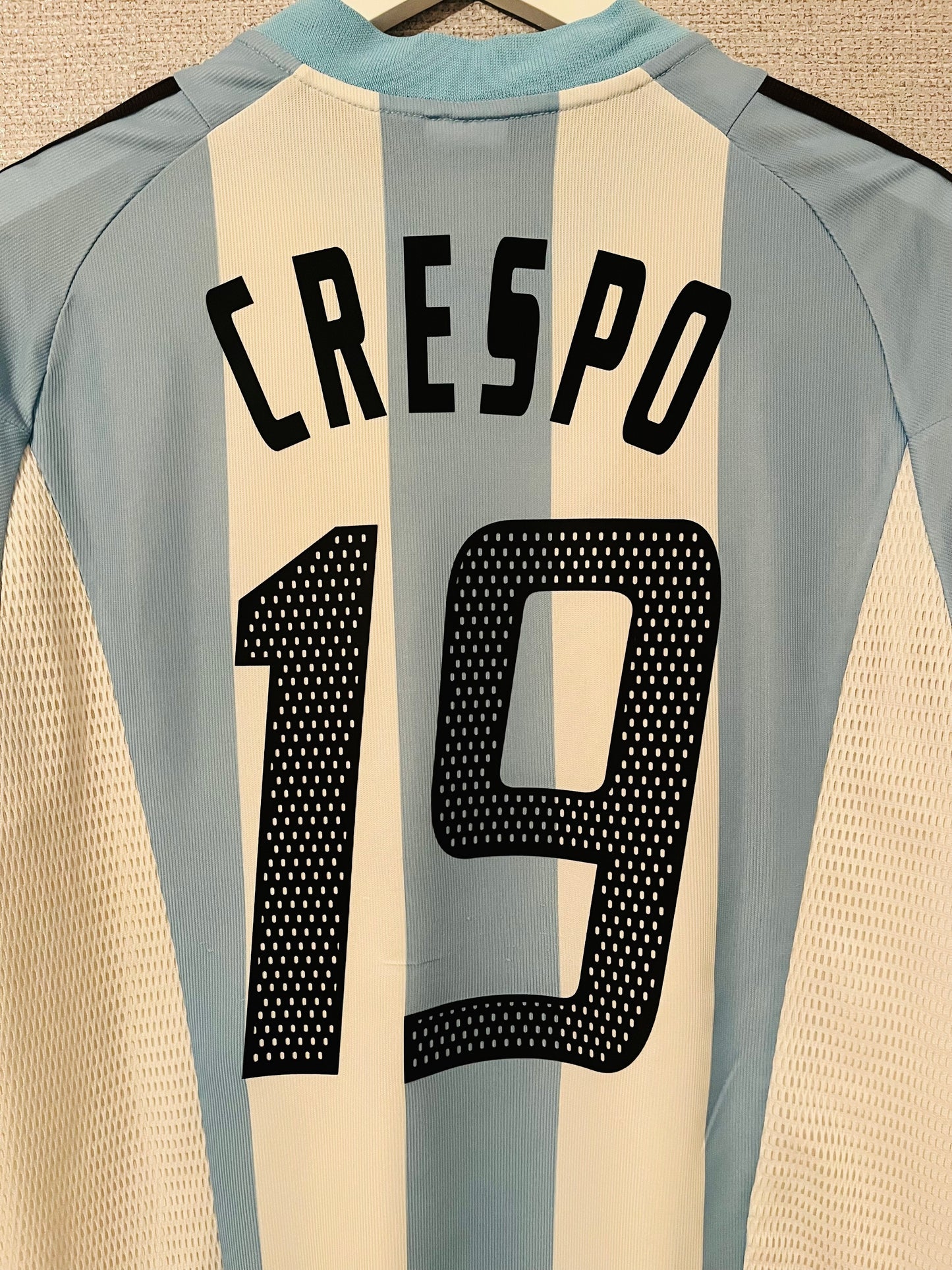 Argentina home football shirt W/C 2002 Crespo Medium