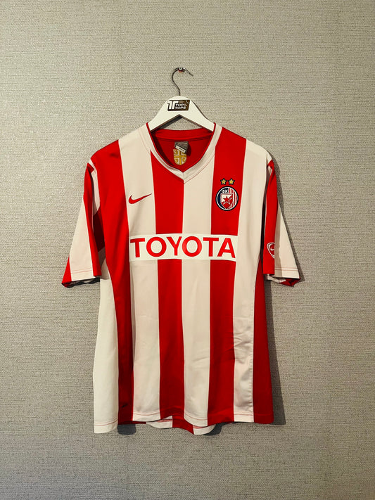 Red Star Belgrade home football shirt 2007/08 Large