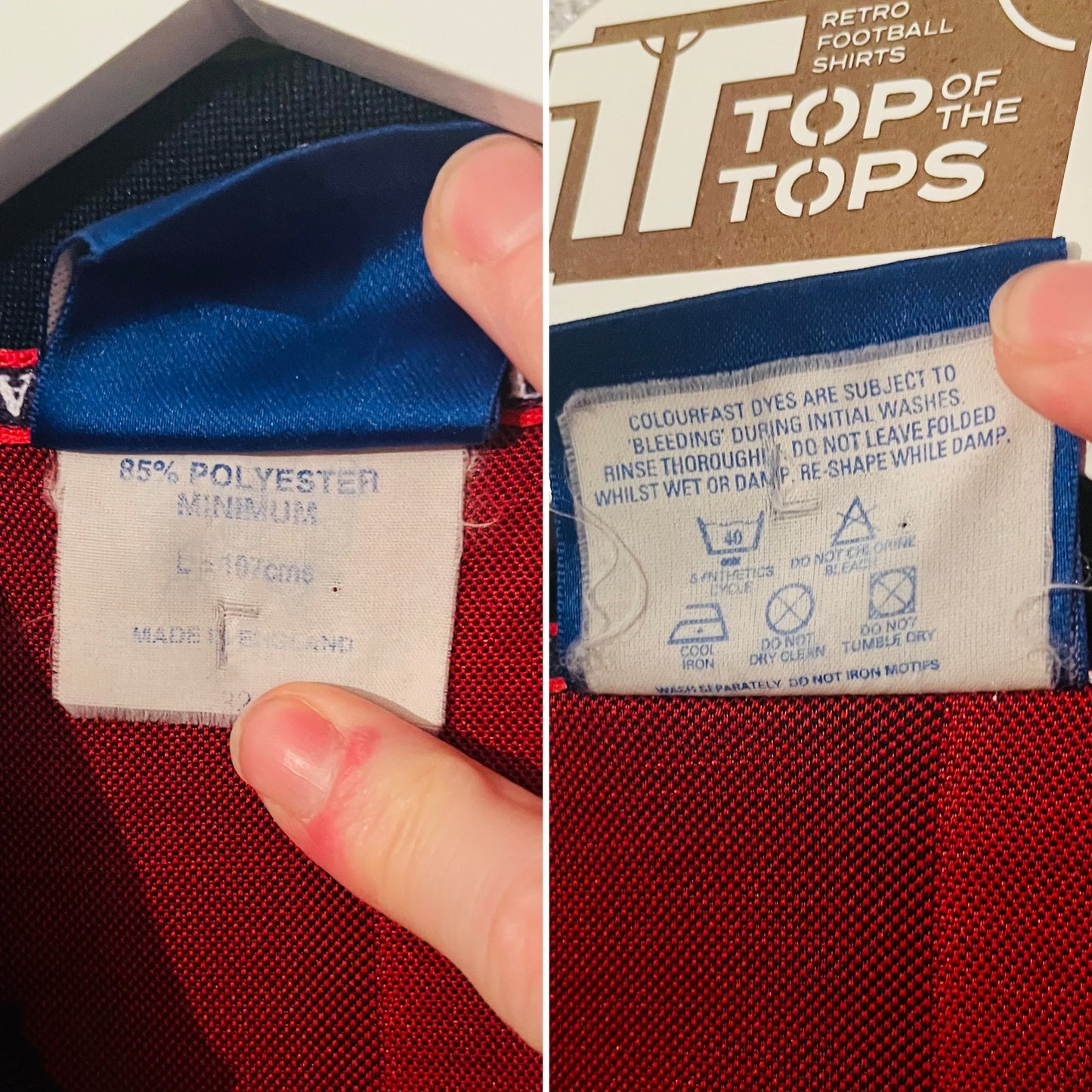 England away football shirt        W/C 1998 Beckham Large